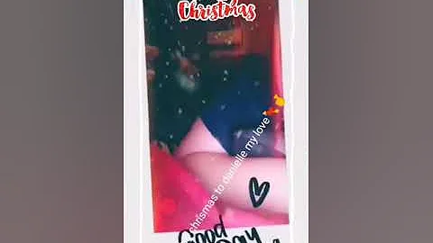 My chrismas video i made for bae