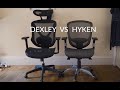Comparaison des chaises de bureau dexley et hyken staples