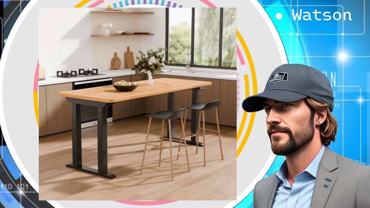 Лучший стол для работы стоя, Flexispot E7 Plus Max - четырехмоторный, четыре ножки, грузоподъемно...