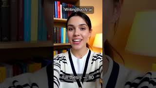 Best AI Thesis Writer for Master's Students | WritingBuddy