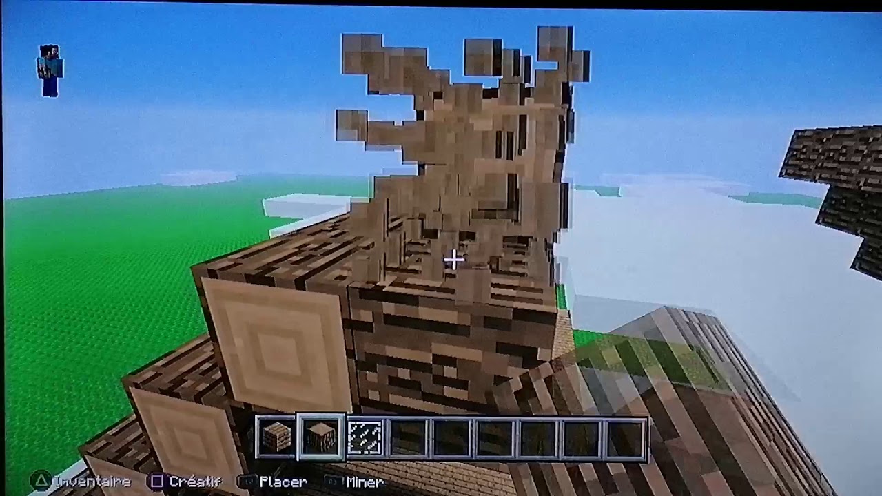 Minecraft maison en bois suspendu YouTube