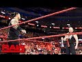 Roman Reigns and Brock Lesnar meet before the Greatest Royal Rumble event: Raw, April 23, 2018 Roman Reigns and Brock Lesnar meet before the Greatest Royal Rumble event: Raw, April 23, 2018