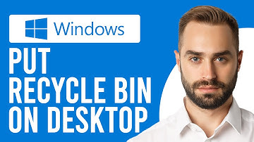 How to Put Recycle Bin on Desktop (How to Add Recycle Bin Icon to Desktop in Windows)
