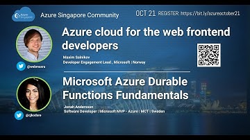 Microsoft Azure Durable Functions and Azure cloud for frontend developers