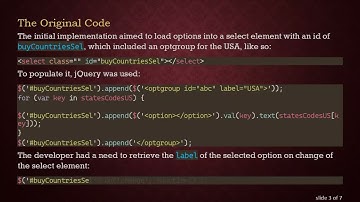 How to Properly Retrieve the label of a Selected Option in jQuery