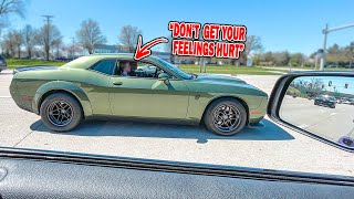 1000 HP TRACKHAWK DESTROYED DODGE DEMON 170 IN A RACE!