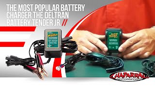 The Most Popular Battery Charger the Deltran Battery Tender Jr. at ChapMoto.com