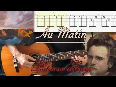 Au Matin / Morning Mood - Edvard Grieg | Cover | TAB | Tutorial