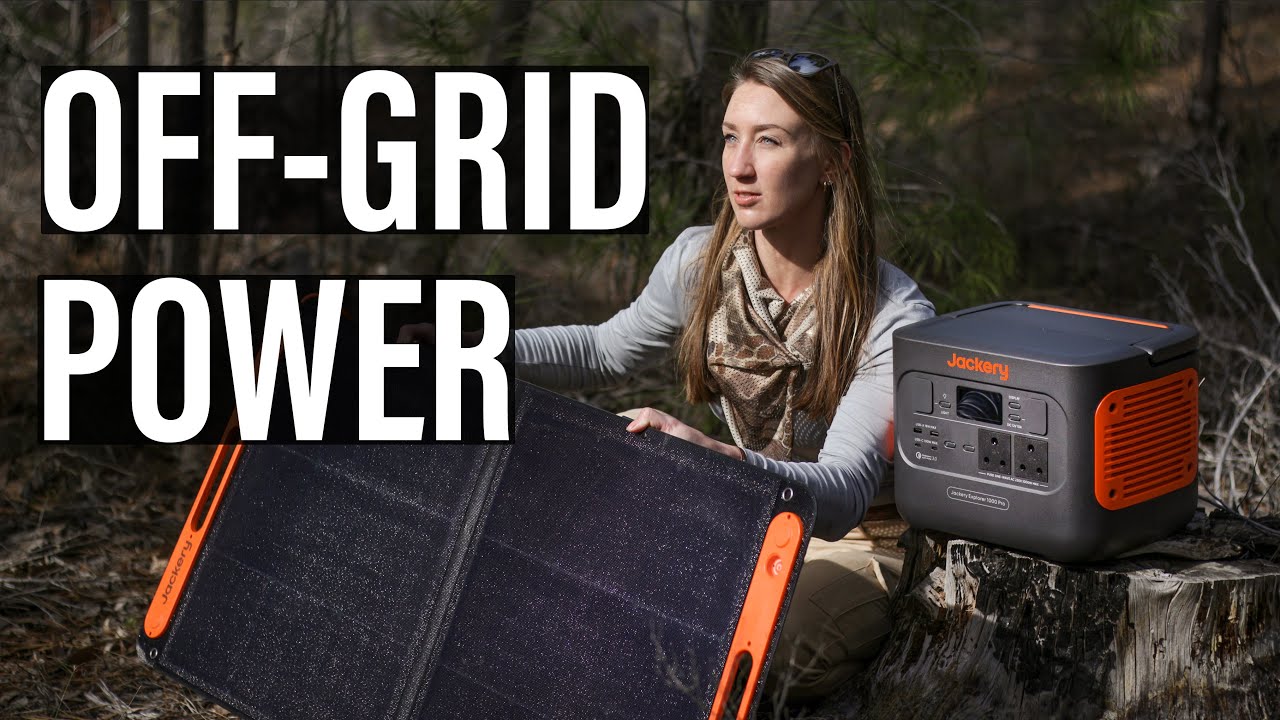 OFF-GRID POWER SOLUTION | Jackery Explorer 1000 Pro and 100W Solar 
