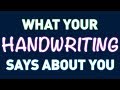 What Your Handwriting Might Say About You