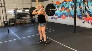 Heel Elevated Front Squat