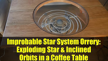 Improbable Star System Orrery: Exploding Star & Inclined Orbits in a Coffee Table