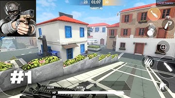 HAZMOB FPS: Online PVP Shooter Gameplay Walkthrough - Part 1 (iOS, Android)