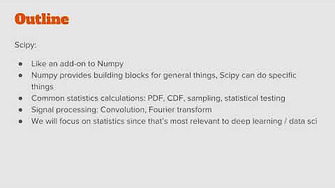 Deep Learning Prerequisites: The Numpy Stack in Python - YouTube