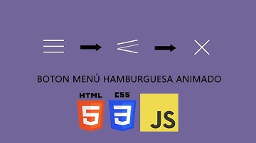 Crea un Botón de Menú Hamburguesa Animado con HTML, CSS y JavaScript 🍔✨
