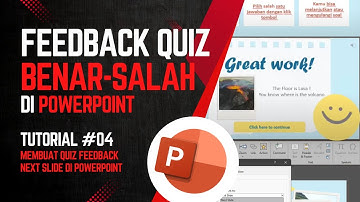 Buat Quiz Interaktif di PPT 🧠: Feedback Benar-Salah Otomatis! | Tutorial 04
