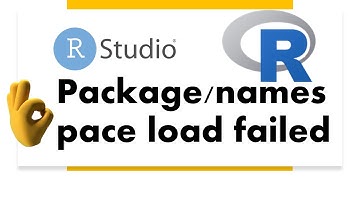 How to fix package or namespace load failed error in R or RStudio