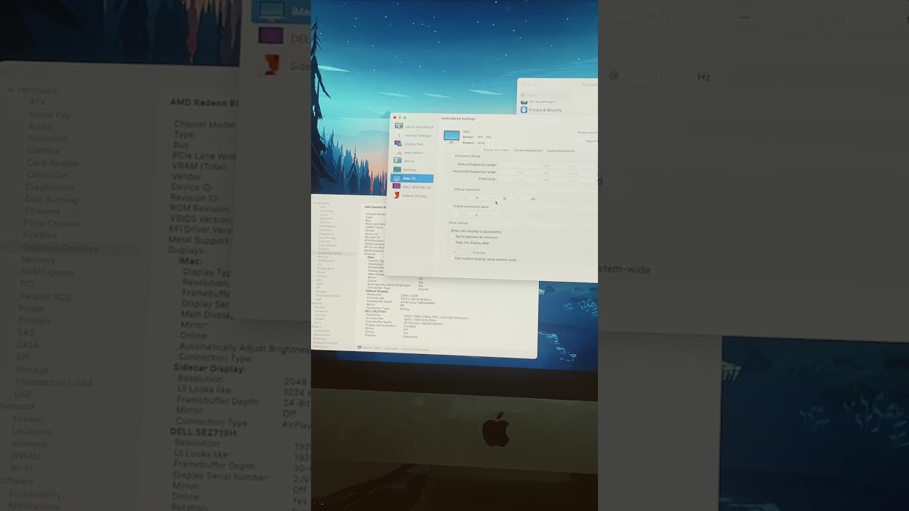 Late 2015 iMac display on Late 2014 iMac. EDID injected for basically native support.