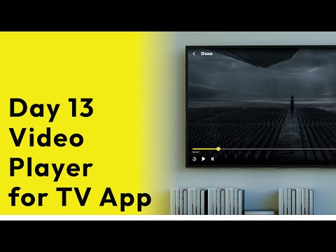 Day 13 of 50 Days Daily UI-Design Challenge | Creating Video Player for TV App | madebysunnypradhan