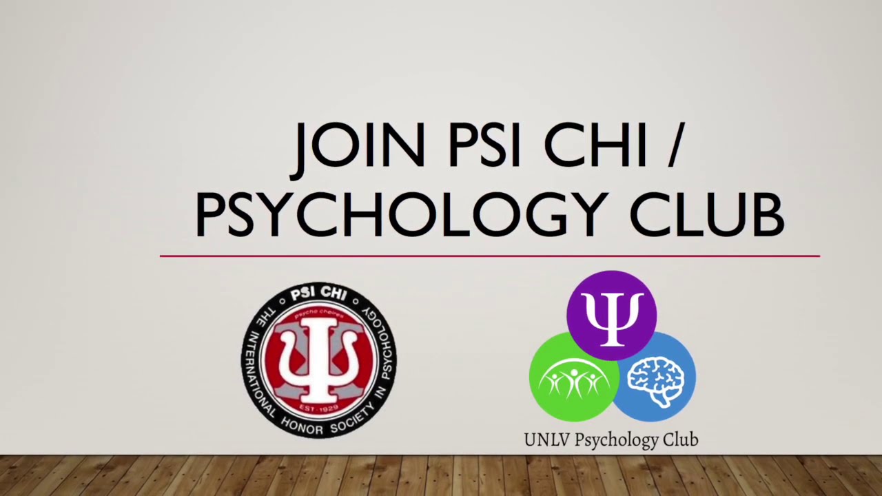UNLV Psi Chi Chapter and UNLV Psychology Club Fall 2020 Semester