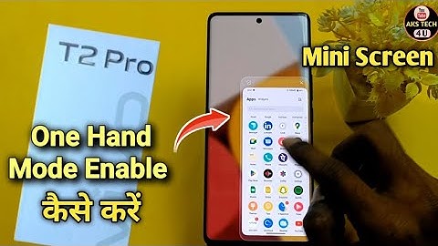 How To Enable One Hand Mode in Vivo T2 Pro | Vivo T2 Pro में One Hand Mode कैसे करें | Mini Screen