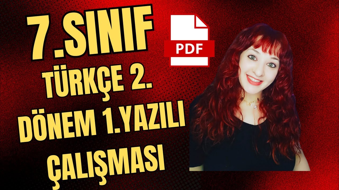 7. SINIF TÜRKÇE 2. DÖNEM 1. YAZILIYA HAZIRLIK SORULARI(PÜF NOKTALARIYLA) 