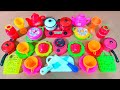 1Minutes Satisfying With Unboxing Hello Kitty Kitchen Set|Miniature Disney Cute Pink Kitchen ASMR