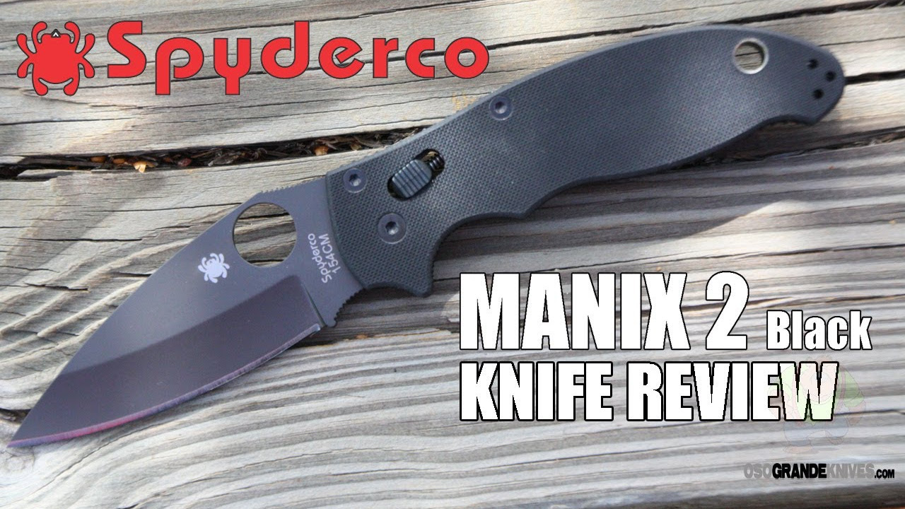 Spyderco Manix 2 C101GPBBK2 Knife Review | OsoGrandeKnives