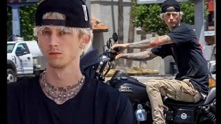 Machine Gun Kelly - split a pill (on a motorcycle) music video