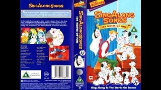 Sing Along Songs - 101 Notes Of Fun Uk Vhs 1995