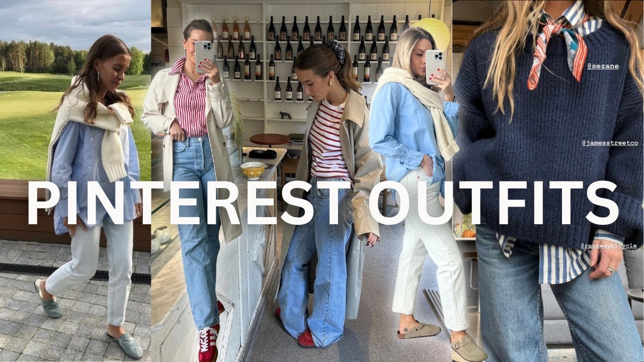 RECREATING SPRING PINTEREST OUTFITS 2024 | Casual Outfit Ideas