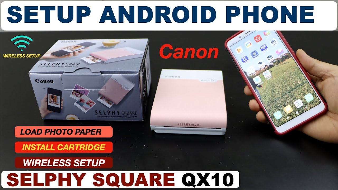 Canon SELPHY Square QX10 Portable Photo Printer, Wi-Fi