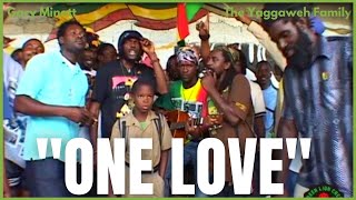 Gary Minott & The Yaggaweh Family Sing "One Love" by Bob Marley in Kingston Jamaica