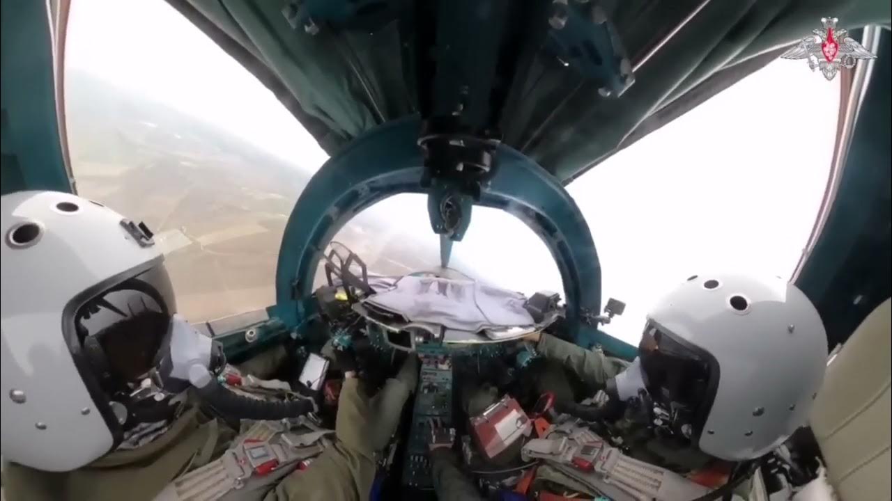 Soukhoï Su34 Russe Décollage Vue cockpit Atterrissage YouTube
