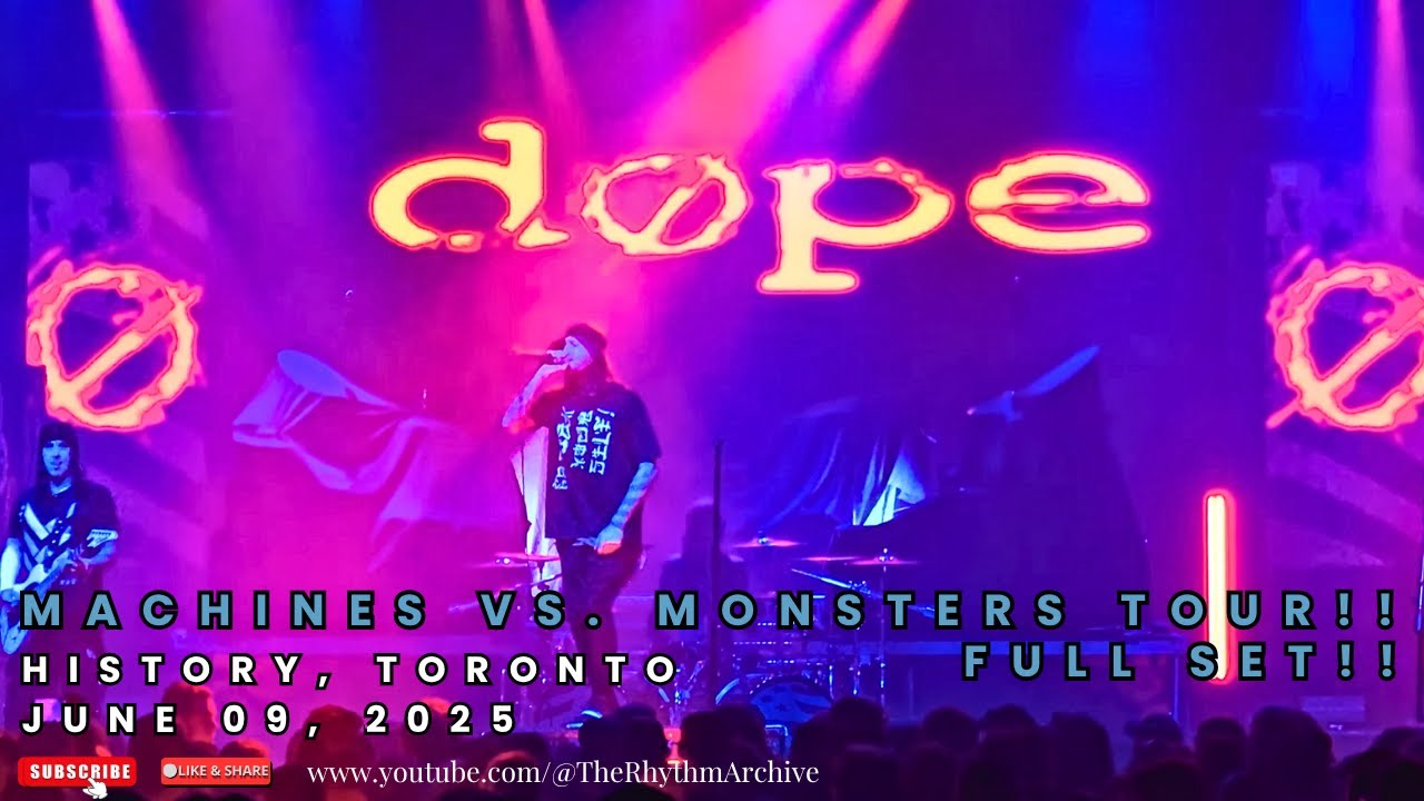 DOPE | High-Energy Industrial Metal Live! | Full Set | History | Toronto | June 09, 2025