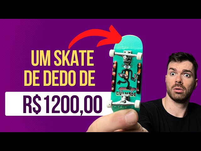 MONTANDO O FINGERBOARD MAIS BARATO - SKATE DE DEDO 