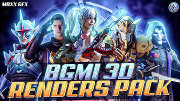 BGMI 3D RENDERS PACK | MAXX GFX