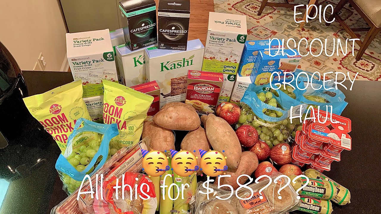 Epic Discount Grocery Haul | $145 Of Groceries For $58!! - YouTube