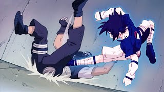 サスケは天の呪印を圧倒し、ガイから術をコピーしてヨロイを倒した | Sasuke overwhelms curse mark's power and finish Yoroi