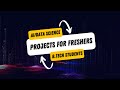 Projects for every BTech Fresher on AI/Data Science  #btech #datascience #shorts #machinelearning