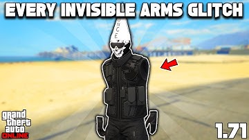 Every Invisible Arms Glitch In GTA 5 Online!