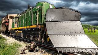 Zombie Survival Train Upgraded with a PLOW!