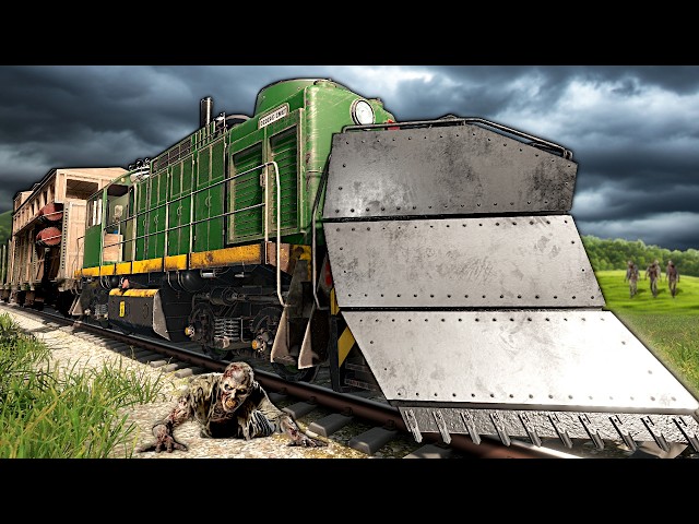 Zombie Survival Train Upgraded with a PLOW! - YouTube