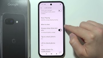 Pixel 9a: How to Turn On Always On Display