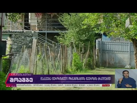 დაკავება ტერორისტული ორგანიზაციის წევრობის ბრალდებით