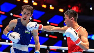 Makhmud Sabyrkhan (KAZ) vs. Oybek Jurayev (UZB) IBA World Boxing Championships 2023 Final (54kg)