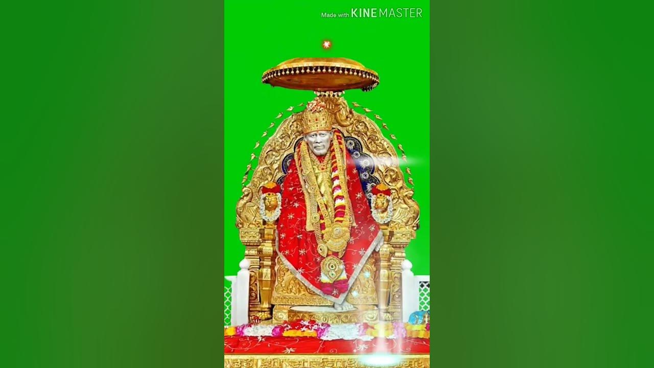 green screen Sai Baba ka video sign Baba ka green screen video sign