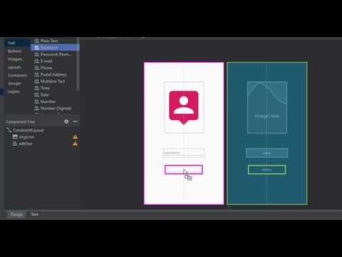 How to create a simple login activity in android studio - YouTube