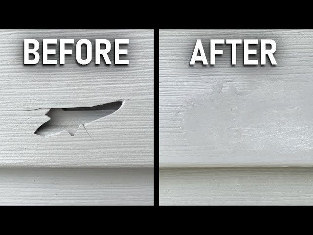 Fix Vinyl Siding Cracks Fast - Best Method - YouTube