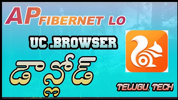 how to UC browser download free TELUGU TECH